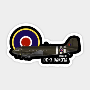 Douglas DC-3 Dakota Sticker